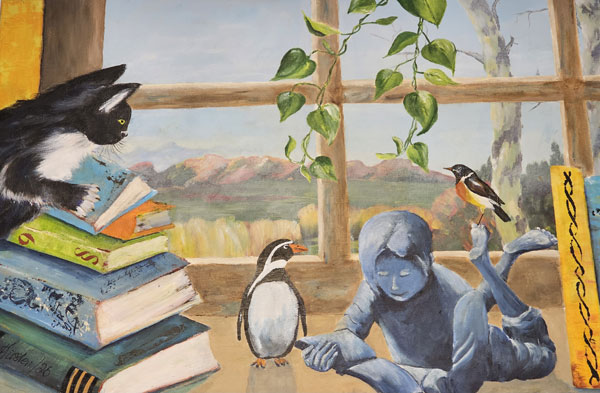 „Auf meiner Fensterbank & Stillleben mit Büchern“