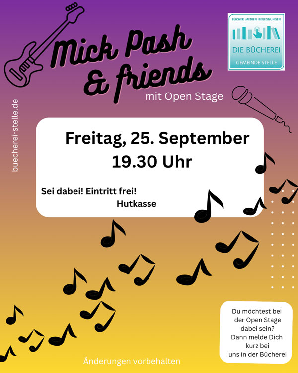 “Mick J. Pash & friends”